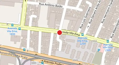 Mapa da localização