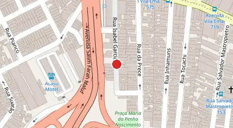 Mapa da localização