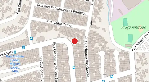 Mapa da localização