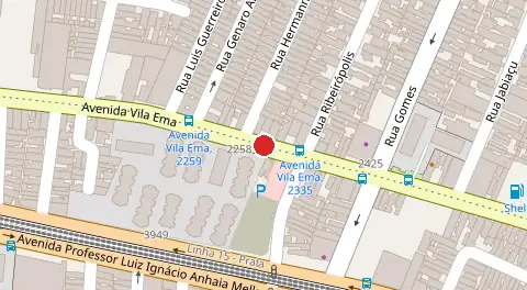 Mapa da localização