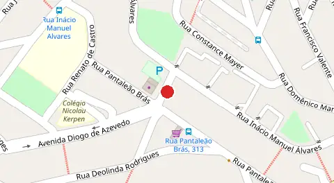 Mapa da localização