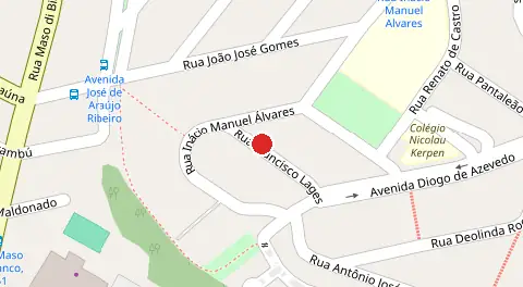 Mapa da localização