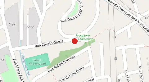 Mapa da localização