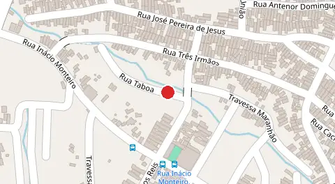 Mapa da localização