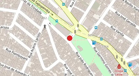 Mapa da localização