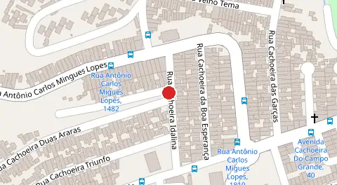 Mapa da localização