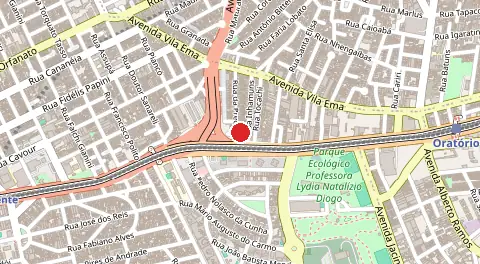 Mapa de Vila Santa Teresa