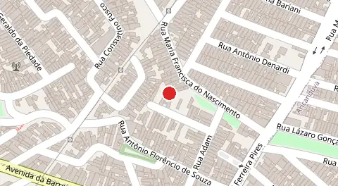 Mapa da localização