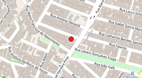 Mapa da localização