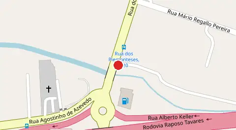 Mapa da localização