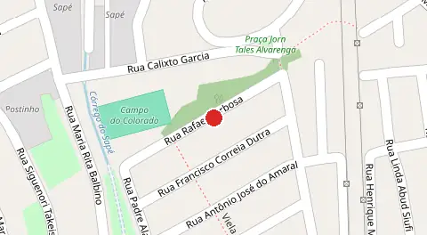 Mapa da localização