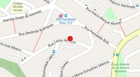 Mapa da localização