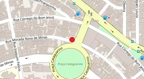 Mapa da localização
