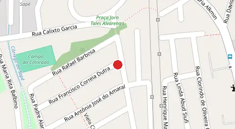 Mapa da localização