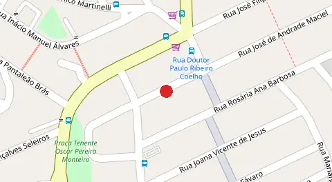 Mapa da localização