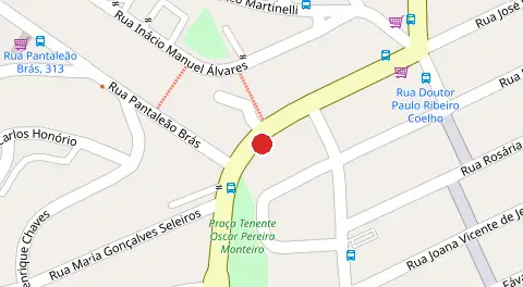 Mapa da localização