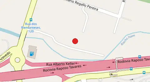 Mapa da localização