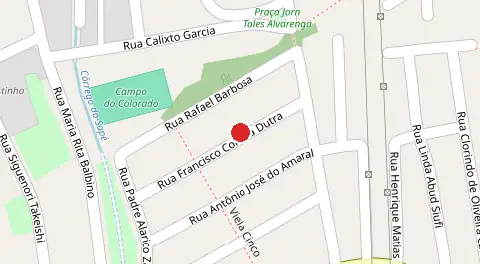 Mapa da localização