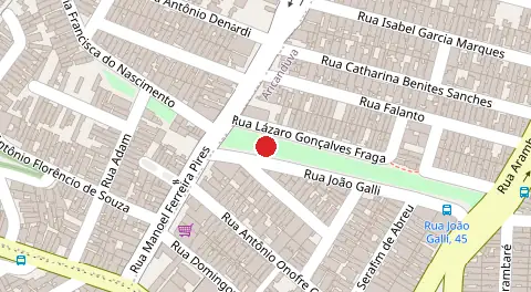 Mapa da localização