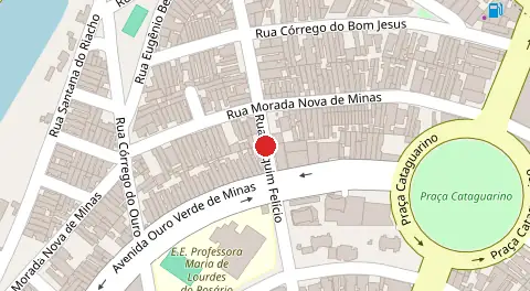 Mapa da localização