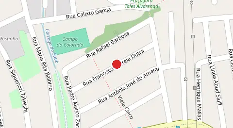 Mapa da localização