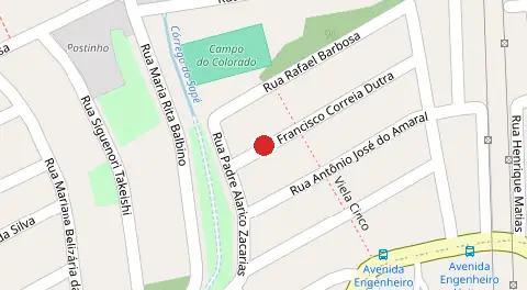 Mapa da localização