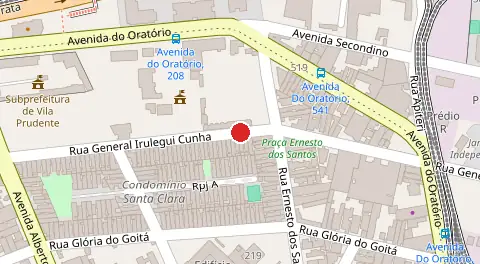 Mapa da localização