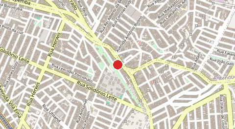 Mapa de Parque Cruz do Sul