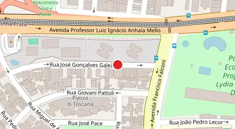 Mapa da localização