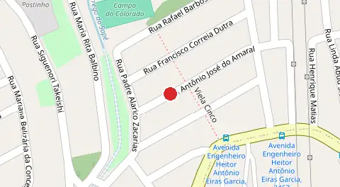 Mapa da localização