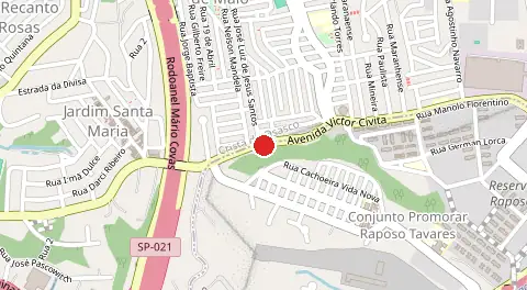 Mapa de Cohab Raposo Tavares