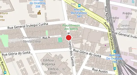 Mapa da localização