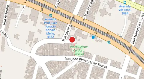 Mapa da localização