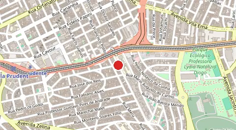 Mapa de Parque da Vila Prudente