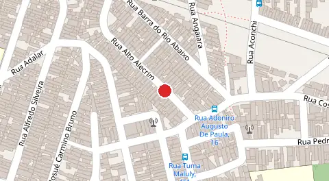 Mapa da localização