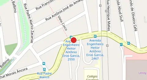 Mapa da localização