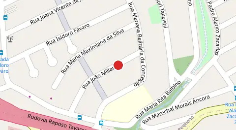 Mapa da localização
