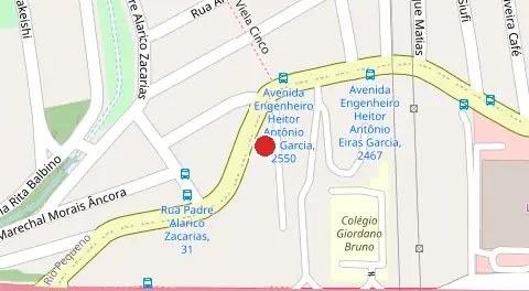 Mapa da localização