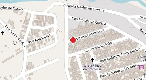 Mapa da localização