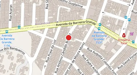 Mapa da localização