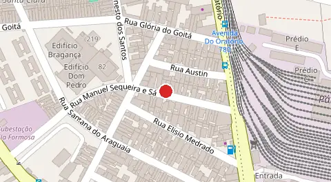Mapa da localização