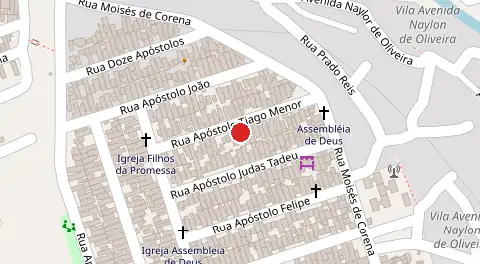 Mapa da localização