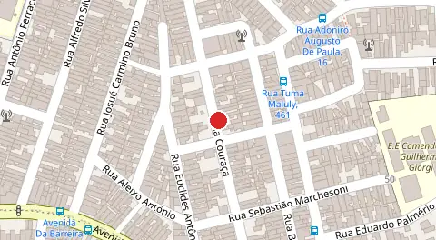 Mapa da localização