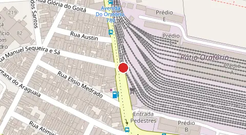 Mapa da localização