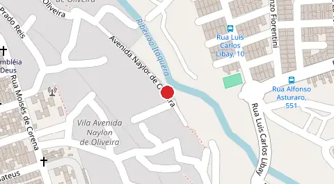 Mapa da localização