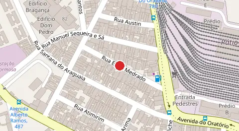 Mapa da localização
