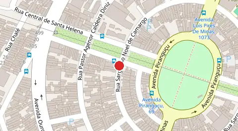 Mapa da localização
