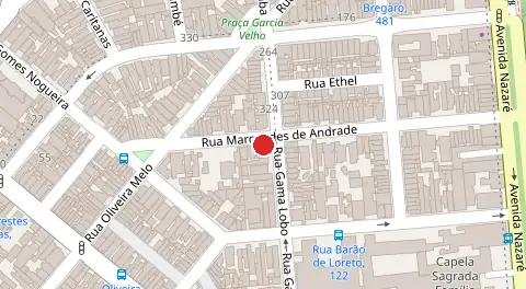 Mapa da localização