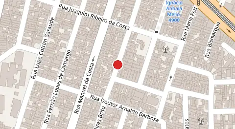 Mapa da localização
