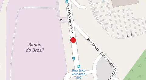 Mapa da localização